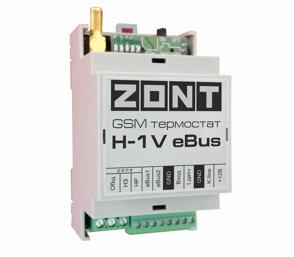Теплоинформатор ZONT-H1V eBUS GSM. Подходит к любому котлу! ЭВАН