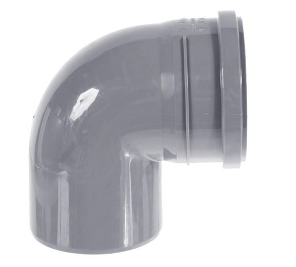 Отвод канализационный внутренний 110 мм/90° Политэк